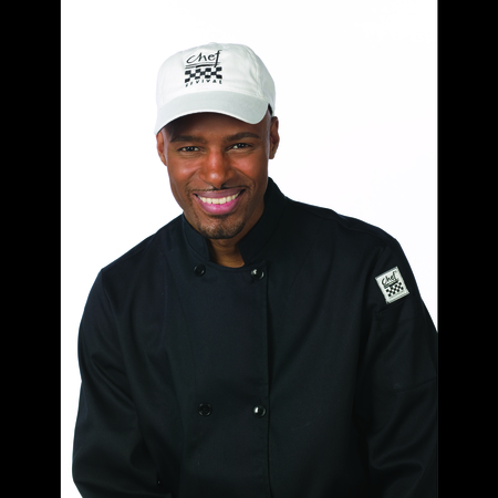 CHEF REVIVAL Chef Logo Baseball caps - White H063WH